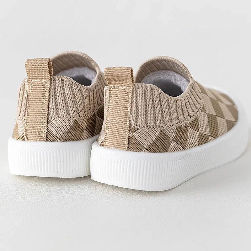 Chaussons à carreaux pour Baby