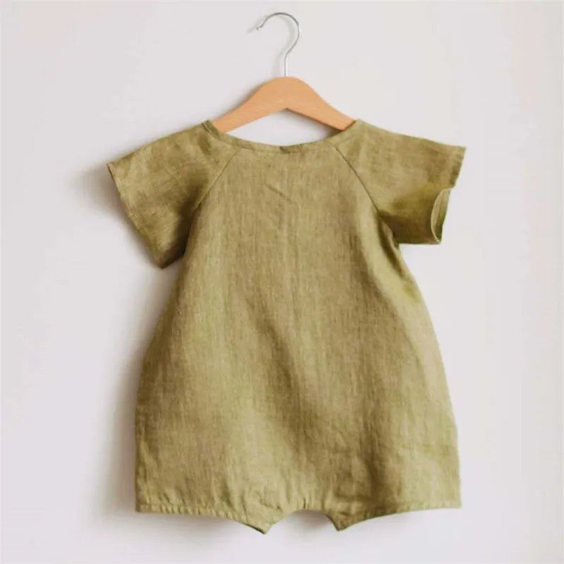 Barboteuse en lin pour Baby