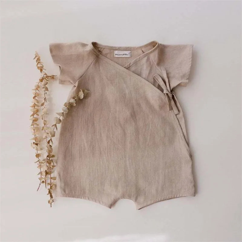 Barboteuse en lin pour Baby