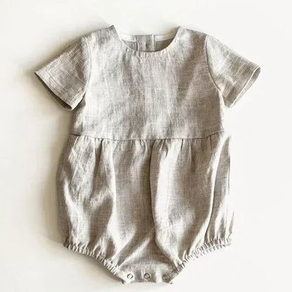 Barboteuse en lin Baby
