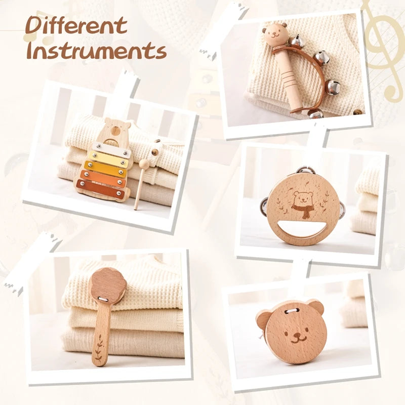 Montessori Bear Toys for Baby