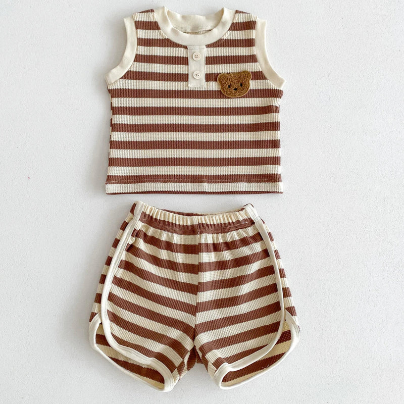 Ensemble Bear à rayures pour Baby