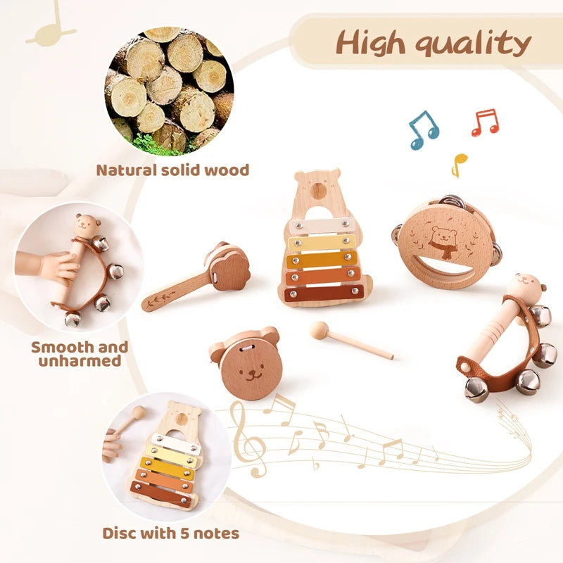 Montessori Bear Toys for Baby