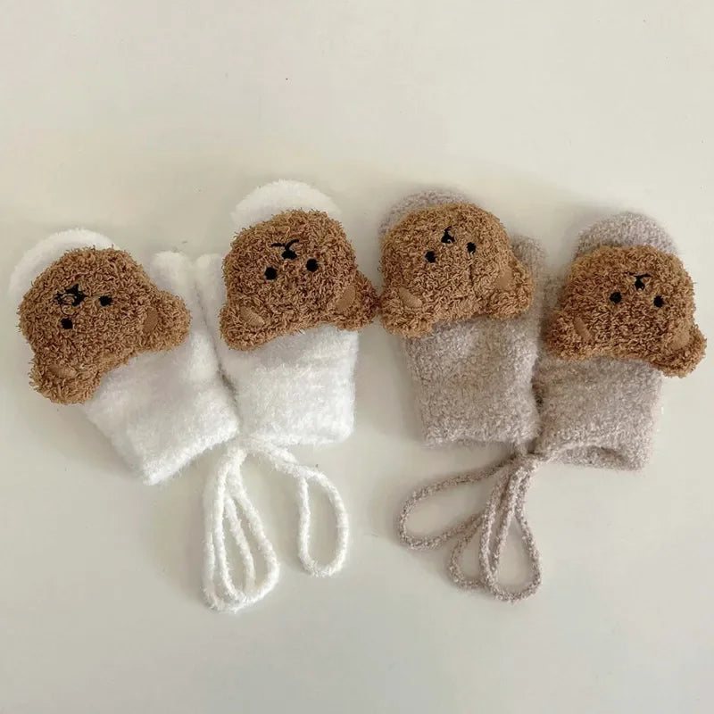 Bear Mittens for Baby