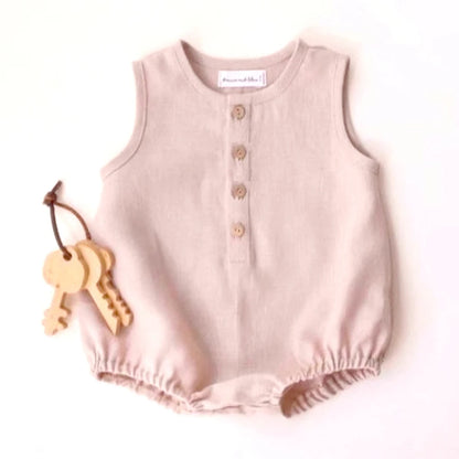 Barboteuse en lin pour Baby