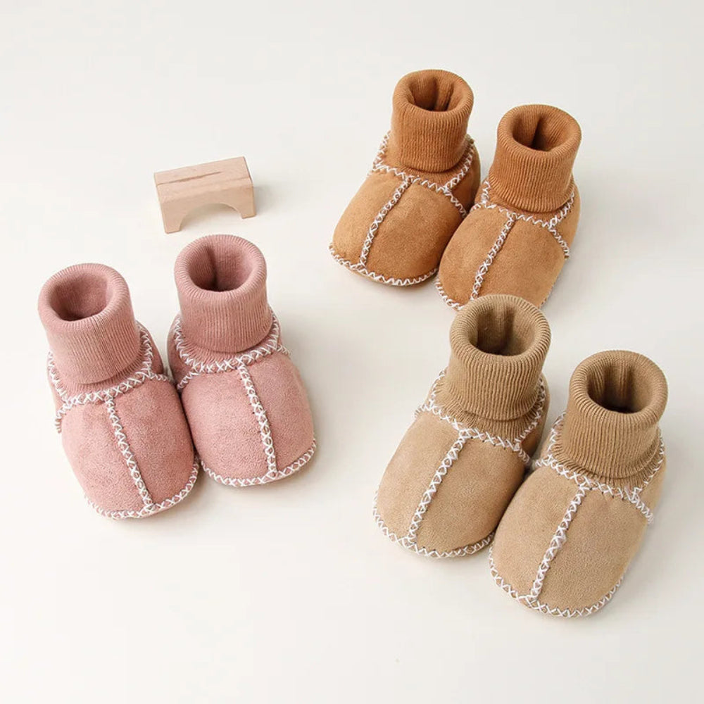 Chaussons en daim pour Baby