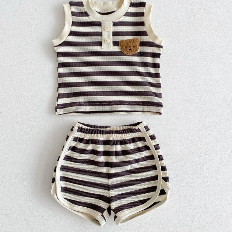 Ensemble Bear à rayures pour Baby