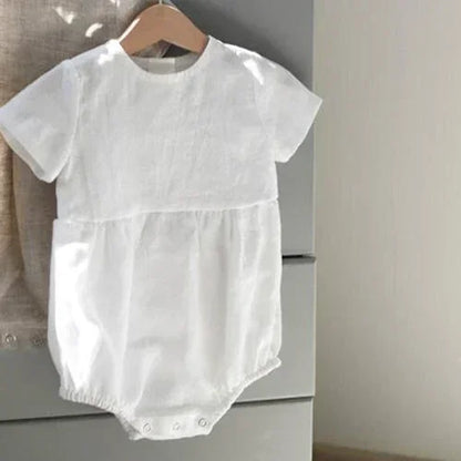 Barboteuse en lin Baby