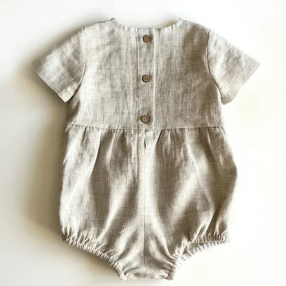 Barboteuse en lin Baby