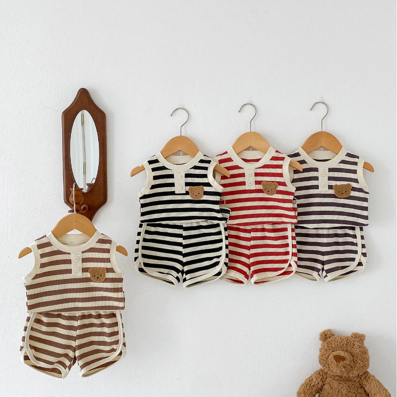 Ensemble Bear à rayures pour Baby