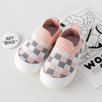 Chaussons à carreaux pour Baby