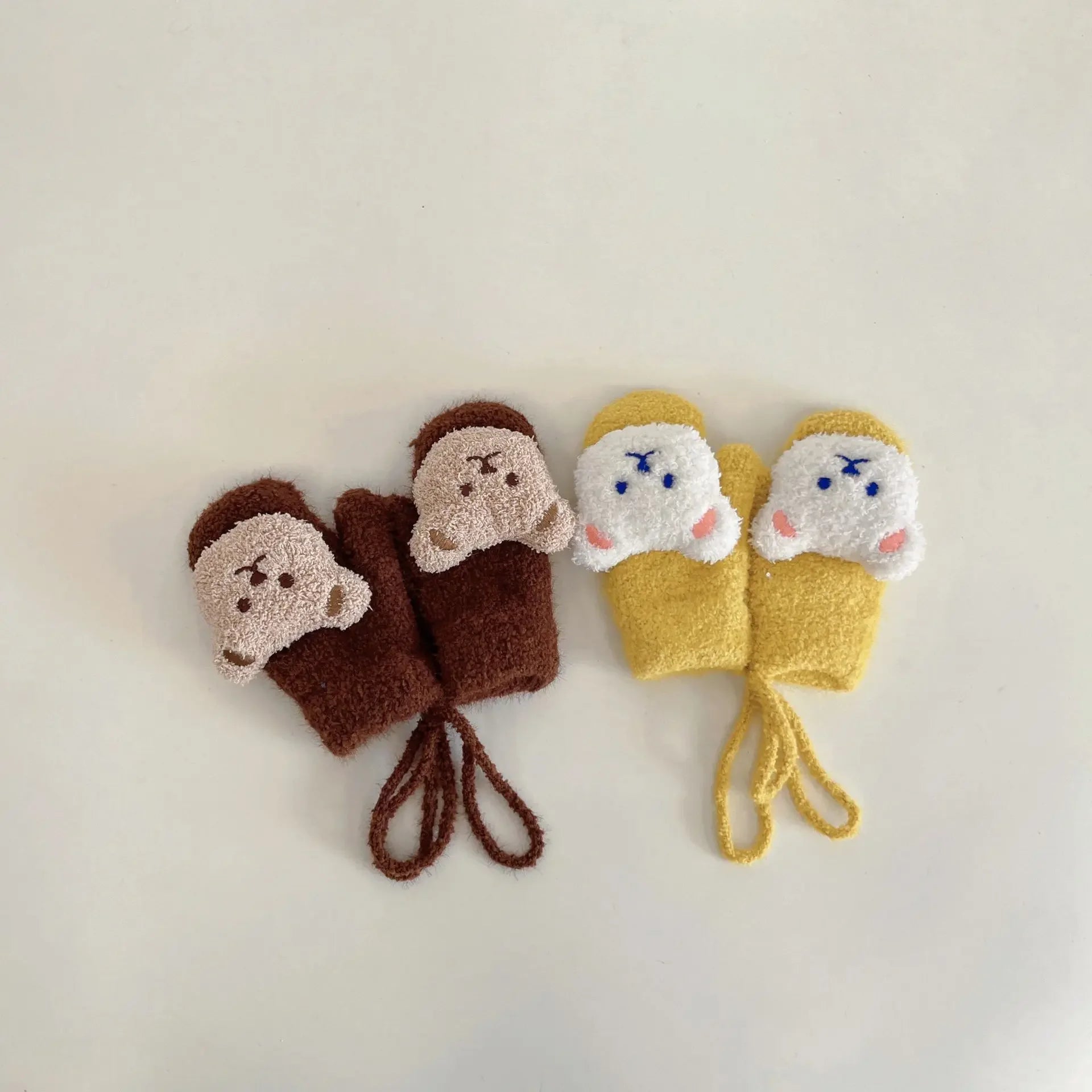 Bear Mittens for Baby