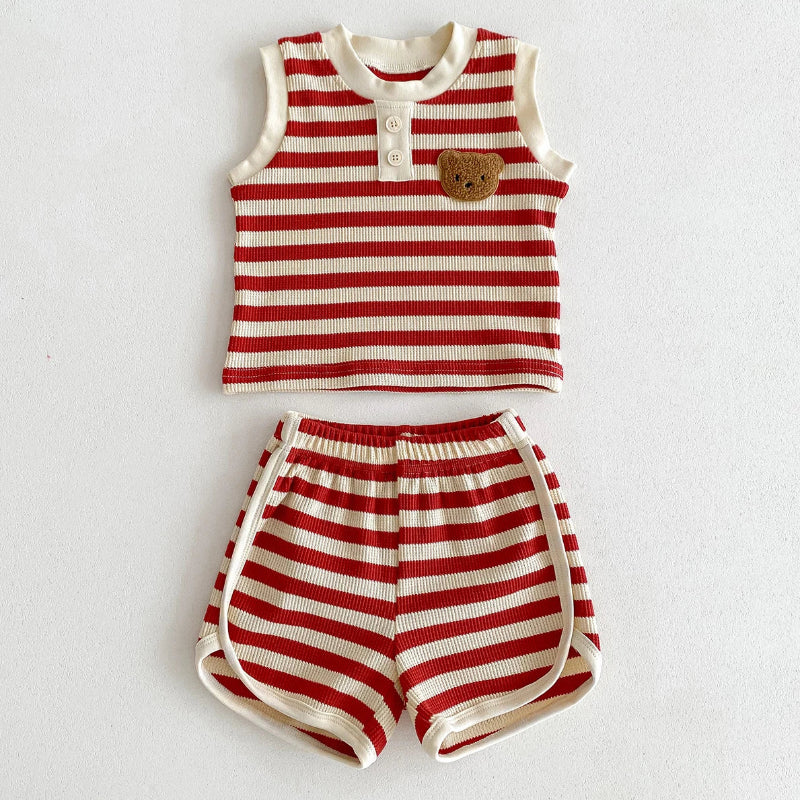 Ensemble Bear à rayures pour Baby