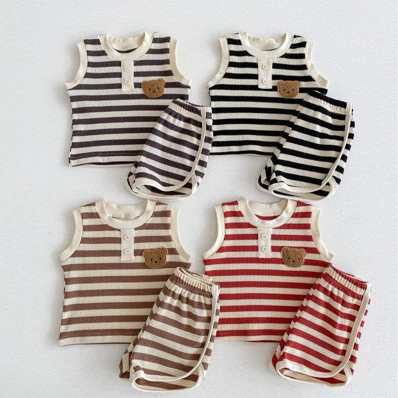 Ensemble Bear à rayures pour Baby