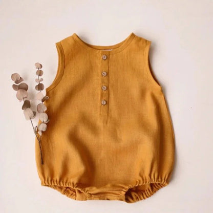 Barboteuse en lin pour Baby