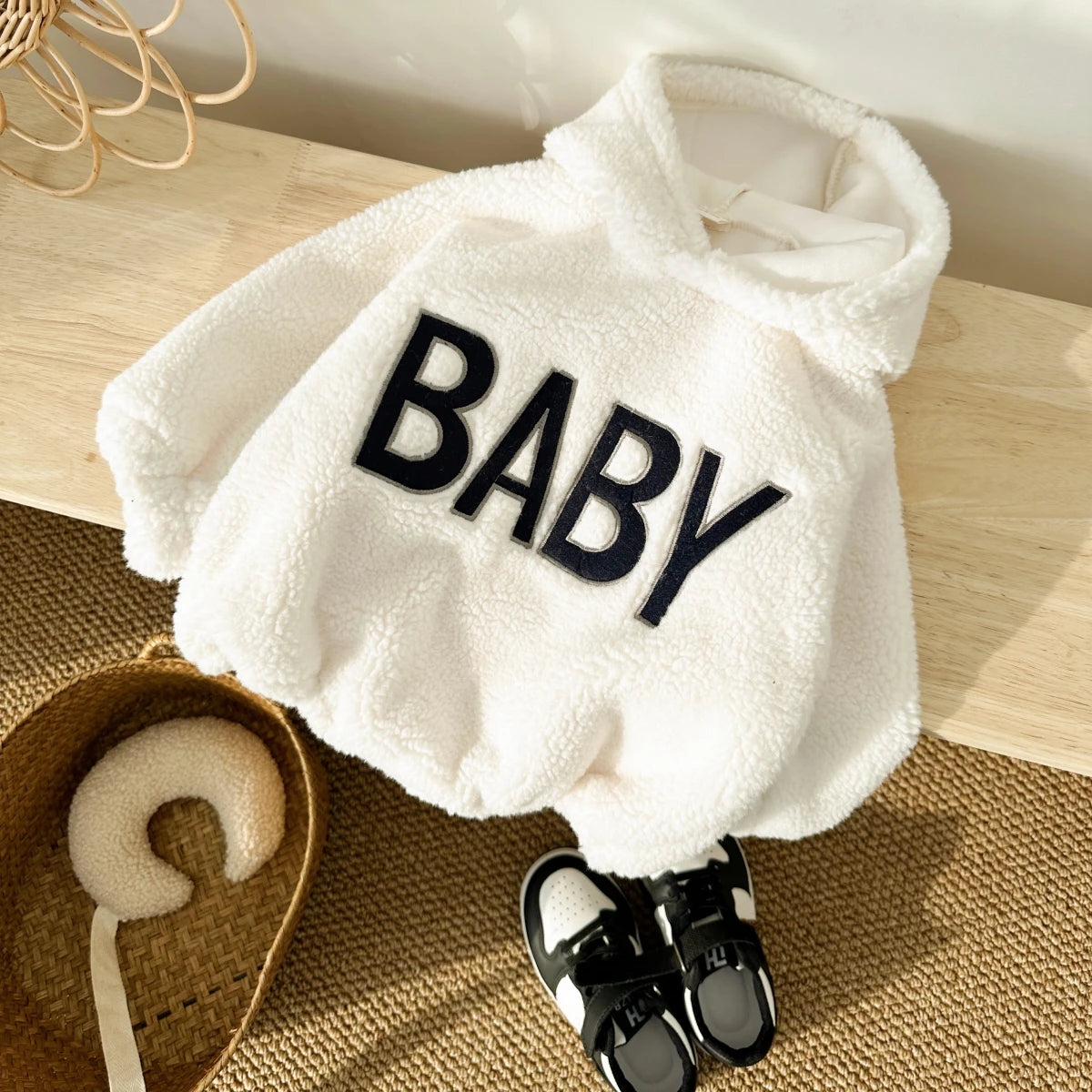 Comfortable hoodie for baby