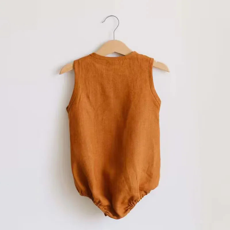 Barboteuse en lin pour Baby