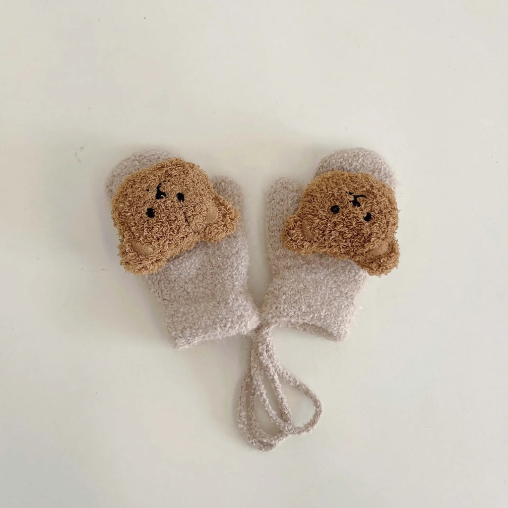 Bear Mittens for Baby