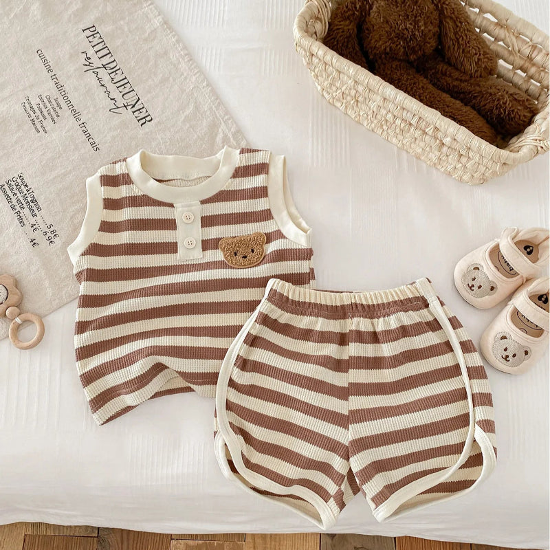 Ensemble Bear à rayures pour Baby