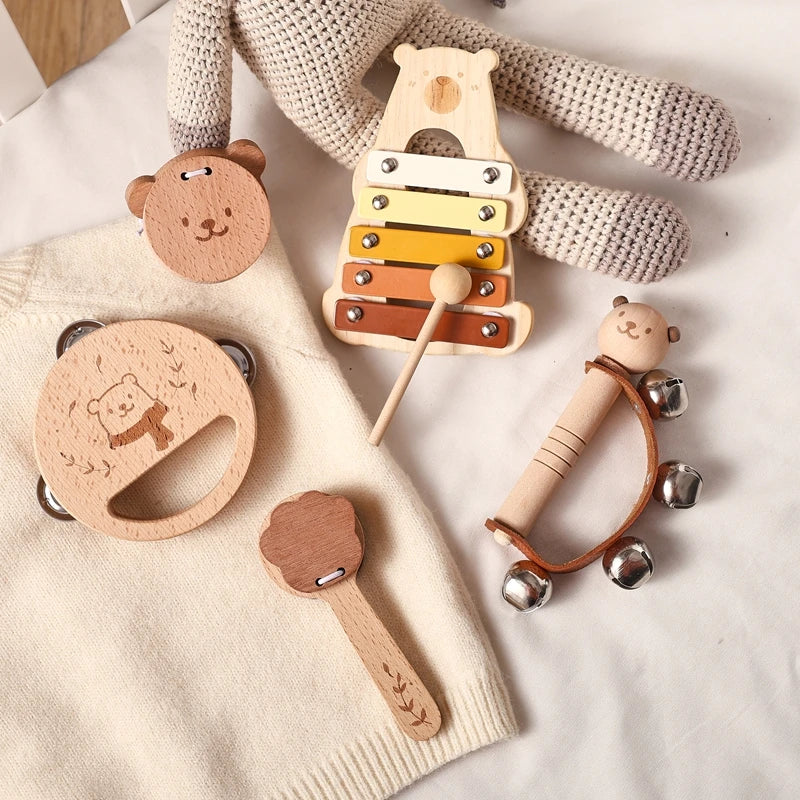 Montessori Bear Toys for Baby