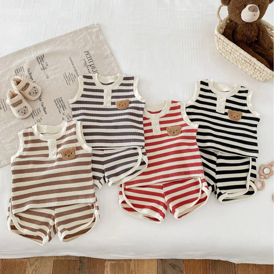 Ensemble Bear à rayures pour Baby