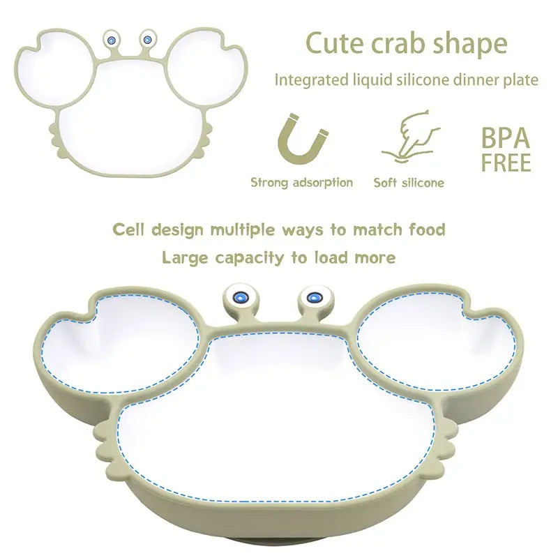 CRABY Miaam™ Kit vaisselle pour Baby Baby&Chill