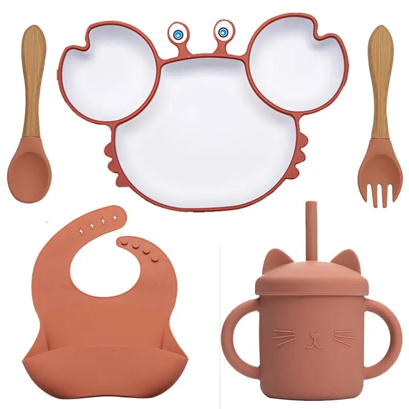 CRABY Miaam™ Kit vaisselle pour Baby Baby&Chill