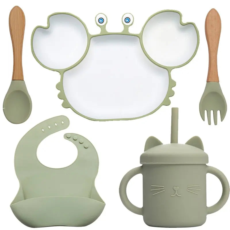 CRABY Miaam™ Kit vaisselle pour Baby Baby&Chill